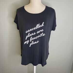 Alya Francesca Cancelled Plans Pullover Casual Blouse, M, New With Tags